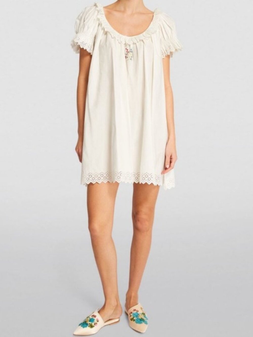 Doen musette dress- salt